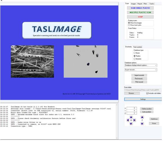 TASLimage软件界面