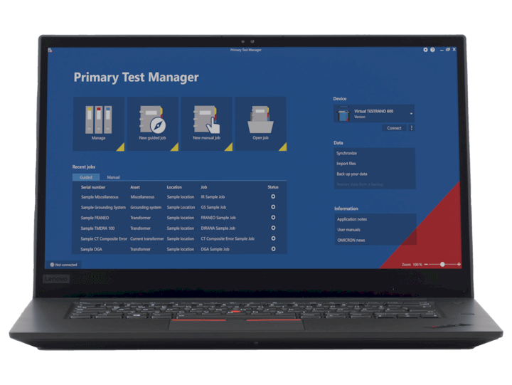 Primary Test Manager (PTM)