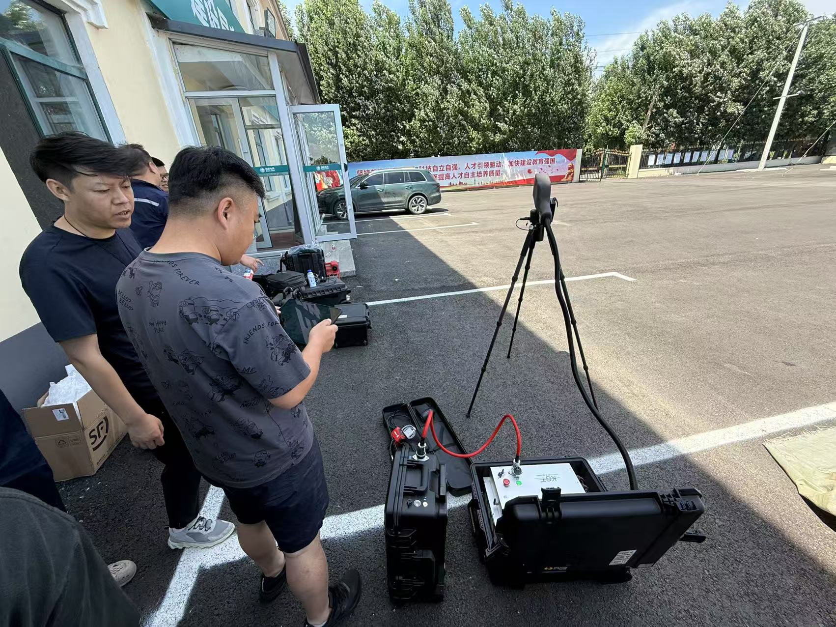 激光清障仪电力服务现场