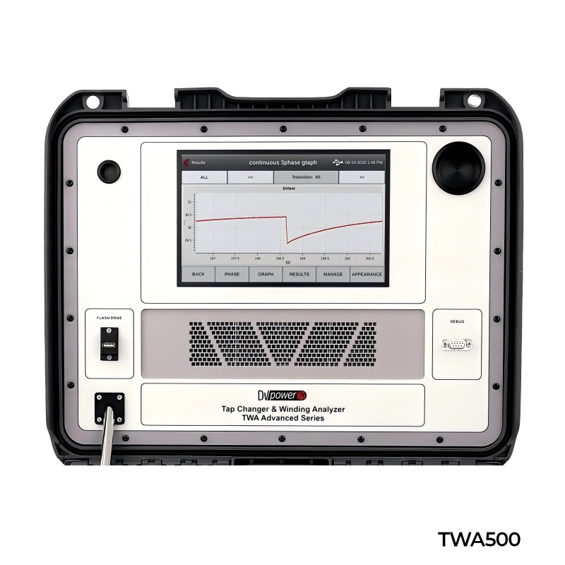瑞典DVPOWER TWA500三相变压器有载分接开关测试仪