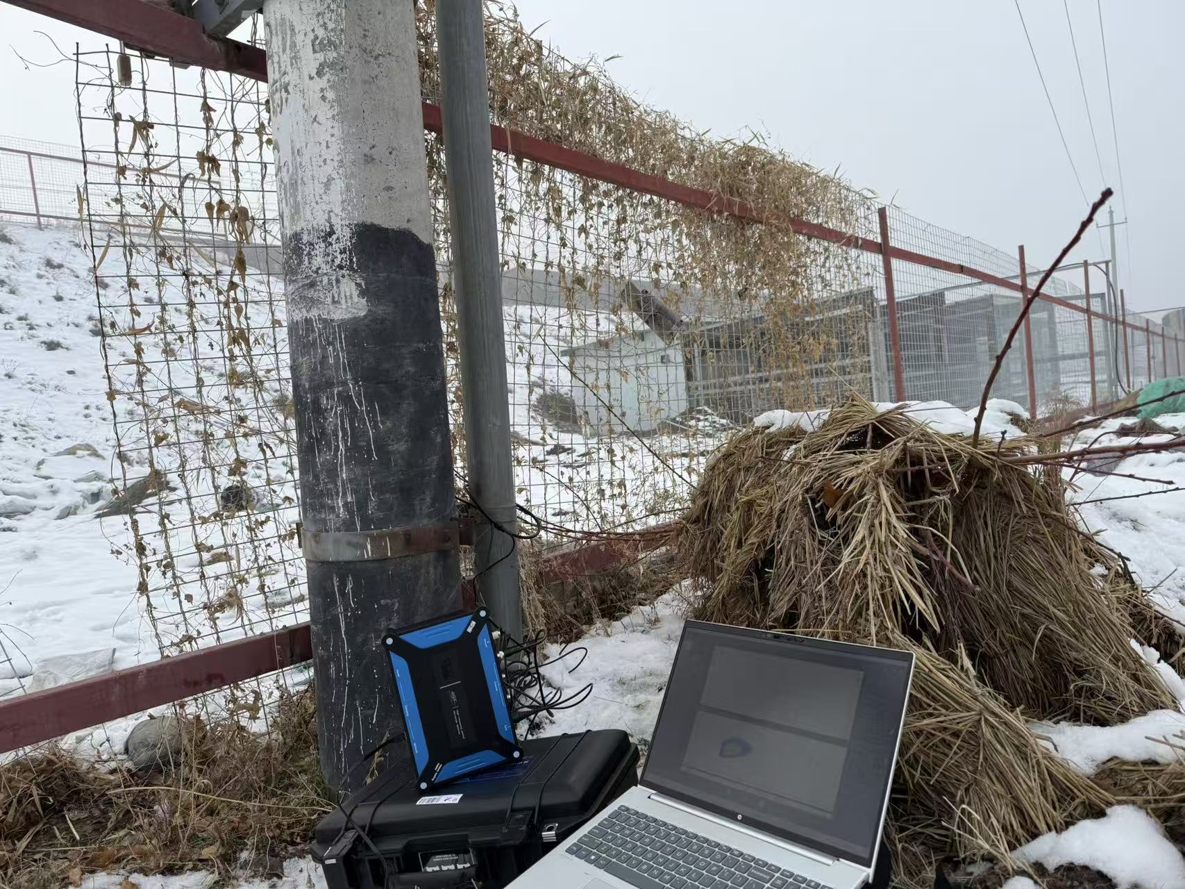 电缆局放测试仪使用现场